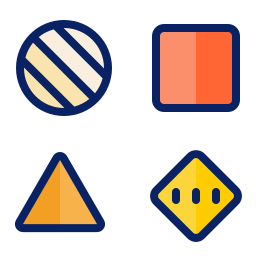 Cartoon shapes