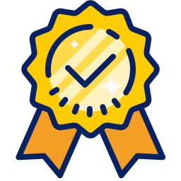 Cartoon badge